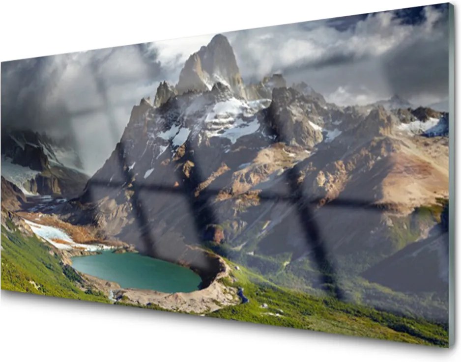 Obraz na akrylátovom skle Hora Záliv Krajina