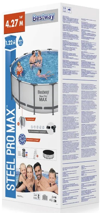 Bazén Steel Pro Max 427x122 cm Bestway – 5612X