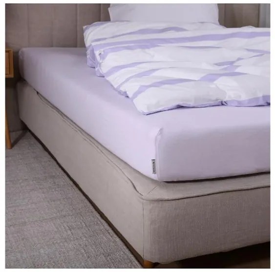 Tom Tailor Džersejová napínacia plachta, 180 – 200 x 200 cm (fialová) (100393438)