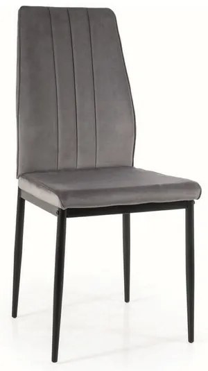Čalúnená jedálenská stolička Atom Velvet - výber z 2 prevedení