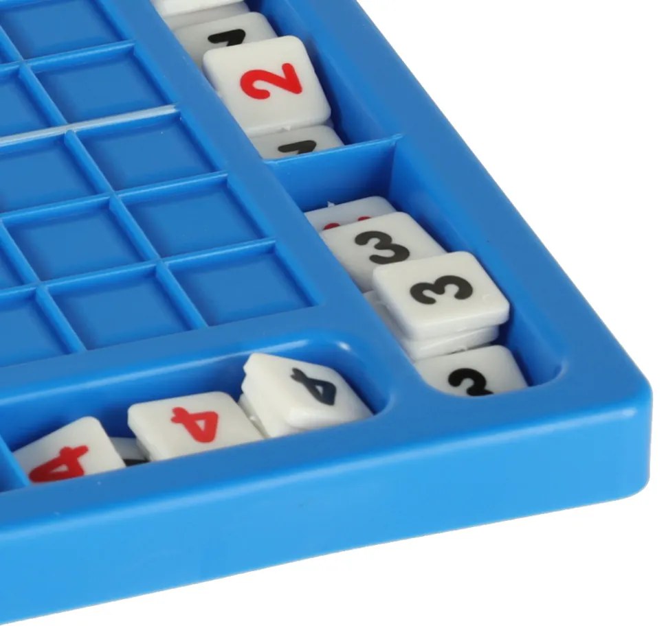 KIK Sudoku číselné – logická hra pre deti 3+ | 81 plastových kociek, doska 25,5×24 cm