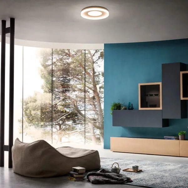 Redo 01-2004 - stmievateľné LED stropné svietidlo MAYA LED/75W/230V priemer 60 cm zlaté