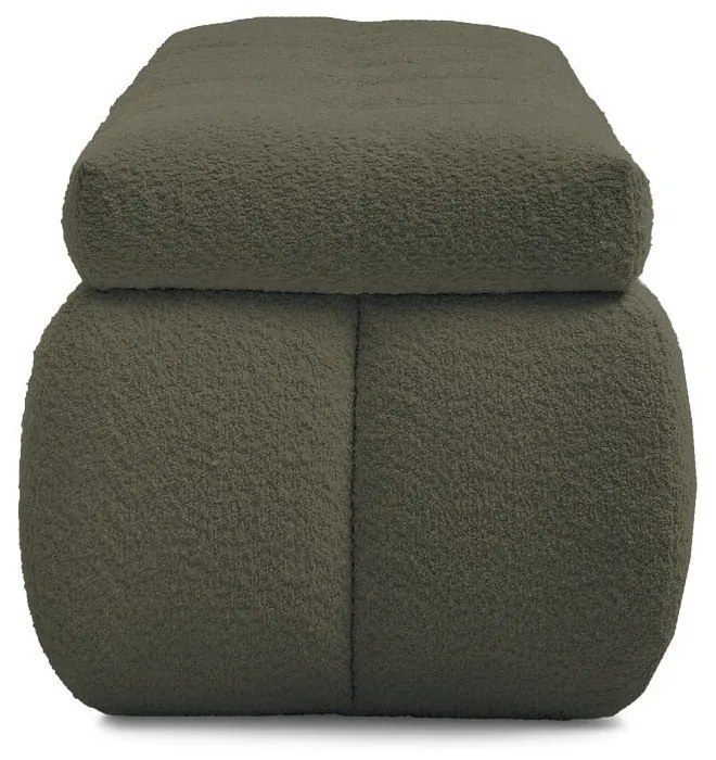 Zelená lavica z textílie buklé Mont Blanc – Bobochic Paris