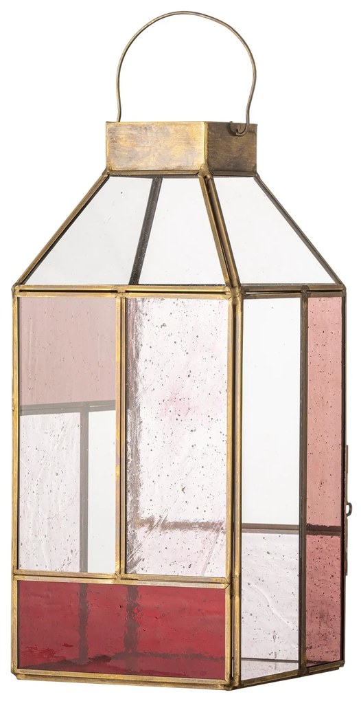 Bloomingville Lampáš Drew Colour Glass Rose 34 cm