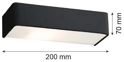 Argon 3079 - Nástenné svietidlo RODAN 1xE27/15W/230V