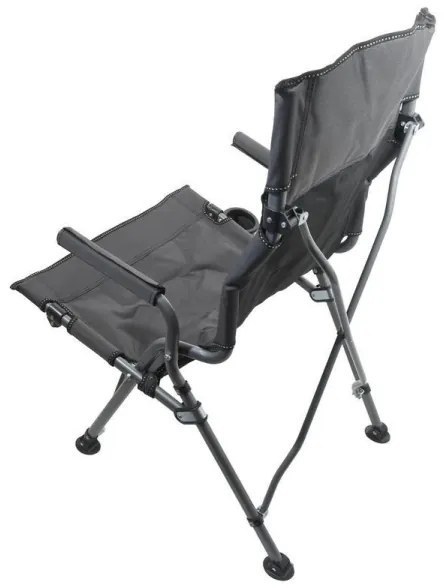 Skladacia kempingová stolička šedá