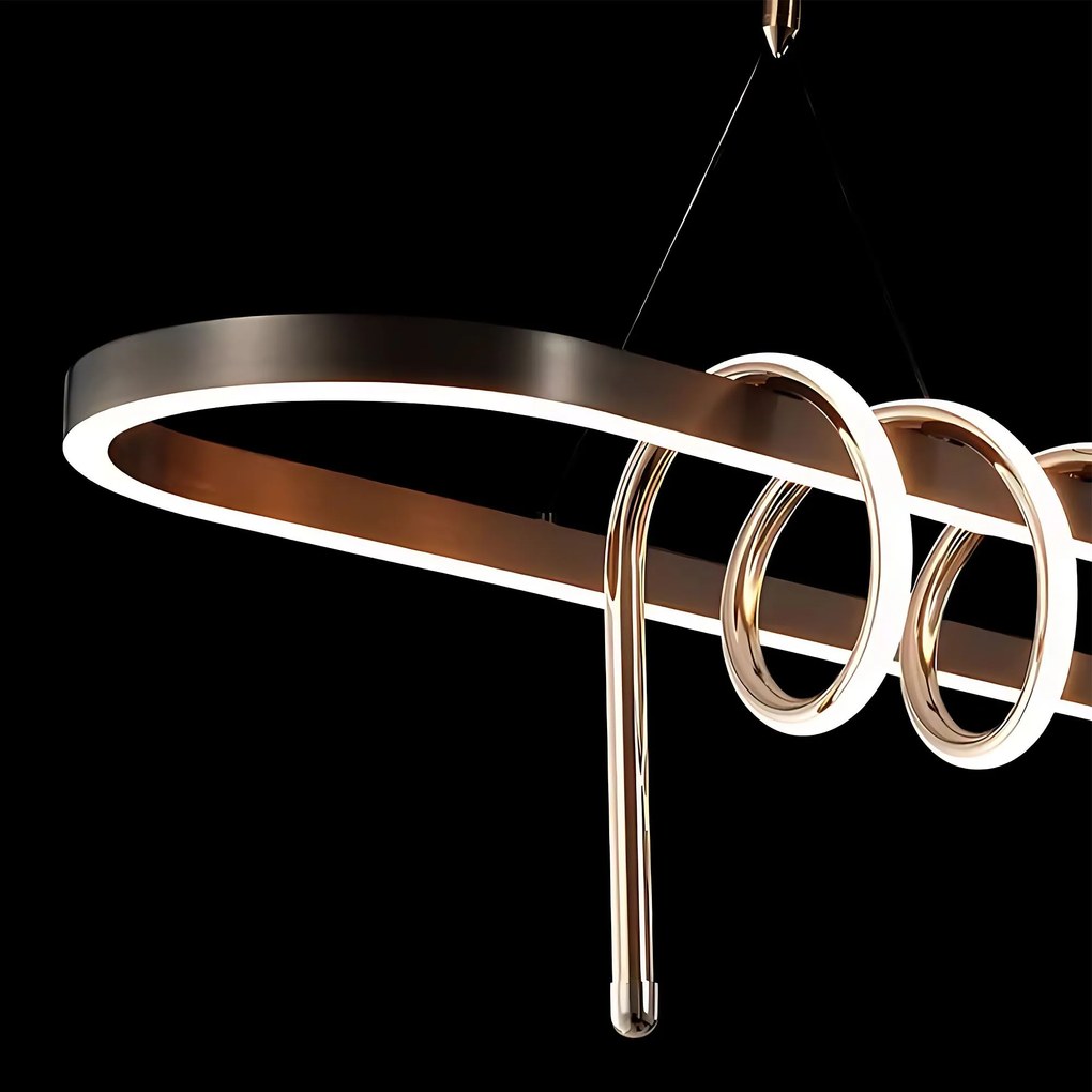 Toolight Toolight, LED stropné osvetlenie 120cm, 32W, 3000K, LHJ040-CP, čierna matná, OSW-50018