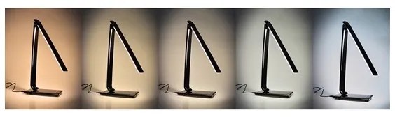 Brilagi - LED Stmievateľná stolná lampa USB konektor LED/12W/230V biela 3000-6000K