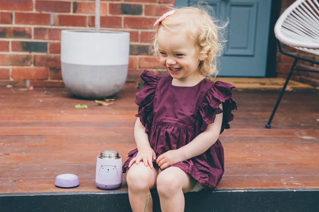 Termoska na jedlo mini - medveď