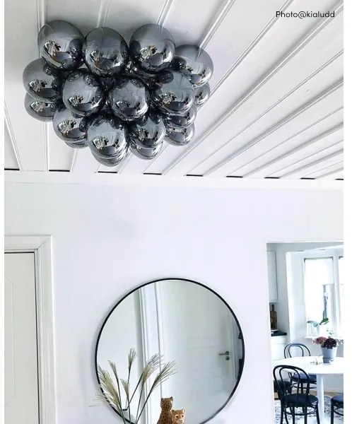 ByRydens 4202240-4505 - Stropné svietidlo GROSS 6xG9/5W/230V dymová/čierna