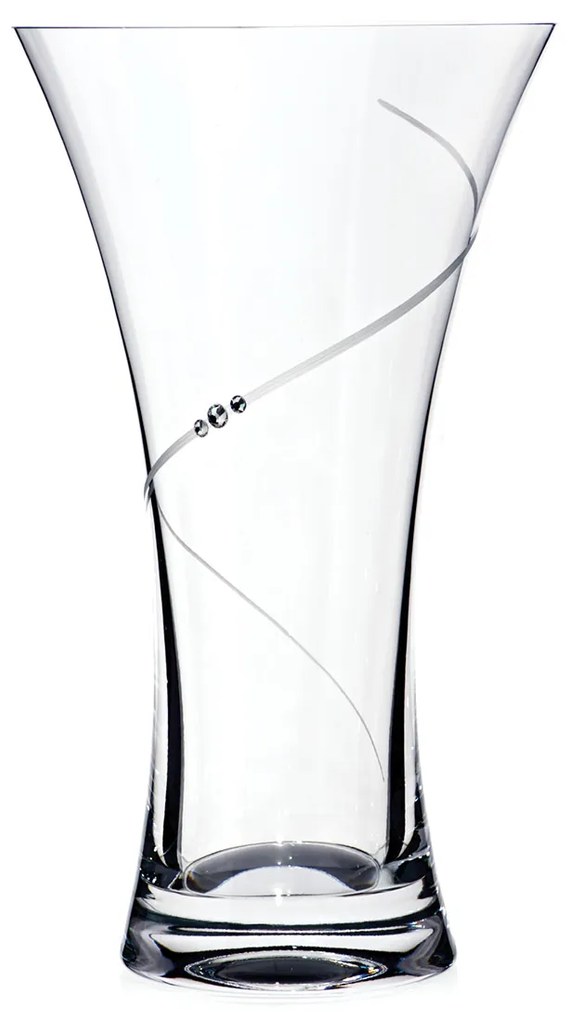 Diamante sklenená váza dárčekové balenie Silhouette Hollow 25cm