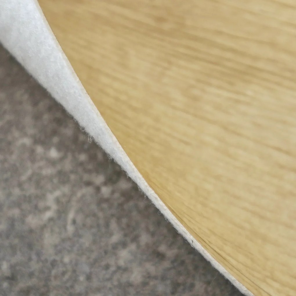 Gerflor, PVC podlaha - lino AladinTex Plus 2351 Timber Golden, na mieru, šíře 4m, hnedá, filc, chodba / predsieň