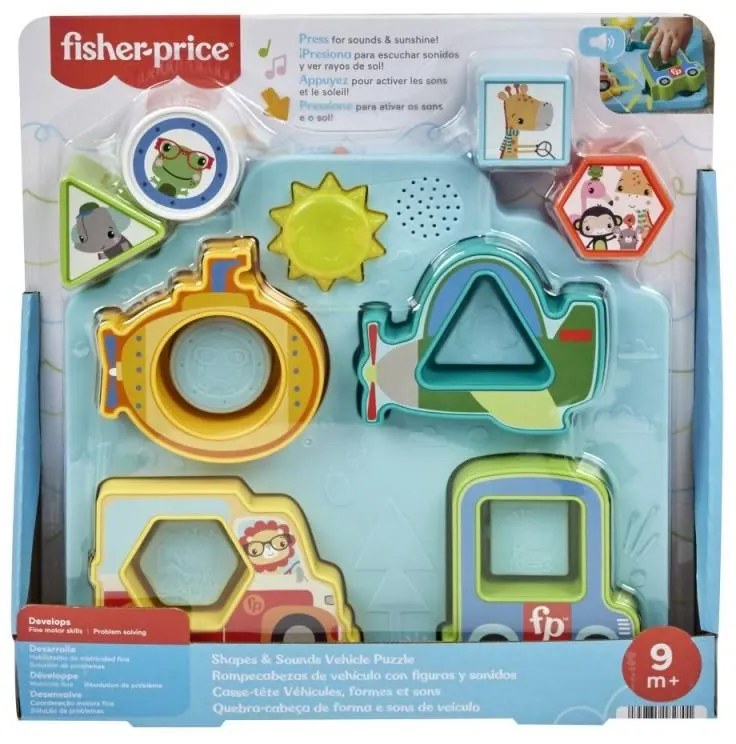 Fisher-Price® Puzzle dopravné prostriedky so zvukmi