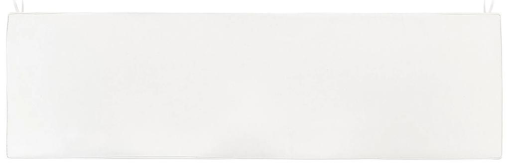 Vankúš na lavičku 169 x 50 cm biely VIVARA Beliani
