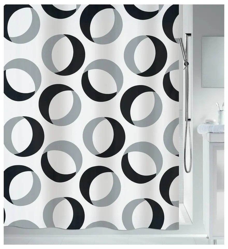 Sprchový záves 180x200 cm Rings – Spirella