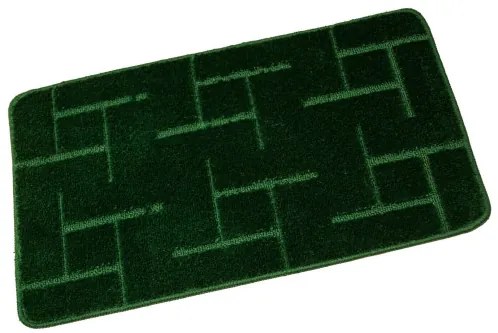 Kúpeľňový koberček TERAMO fľaškovo zelený