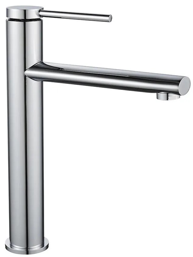 Vysoká umývadlová batéria Rea Oval chróm