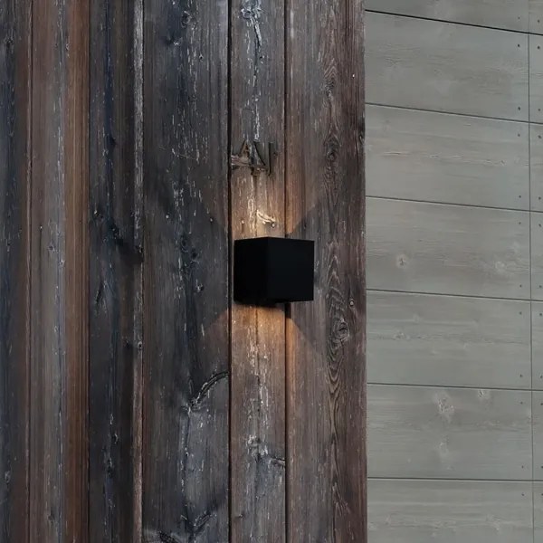 Ideal Lux - LED Vonkajšie nástenné svietidlo ATOM LED/12W/230V IP54 čierna