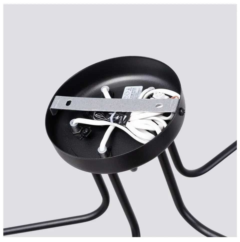 Čierno-biele stropné svietidlo Beam – Sollux