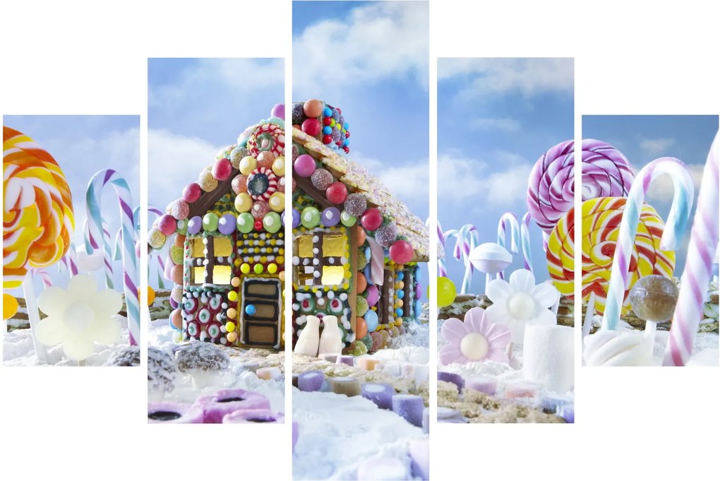 Obraz - Perníková chalúpka (150x105 cm)