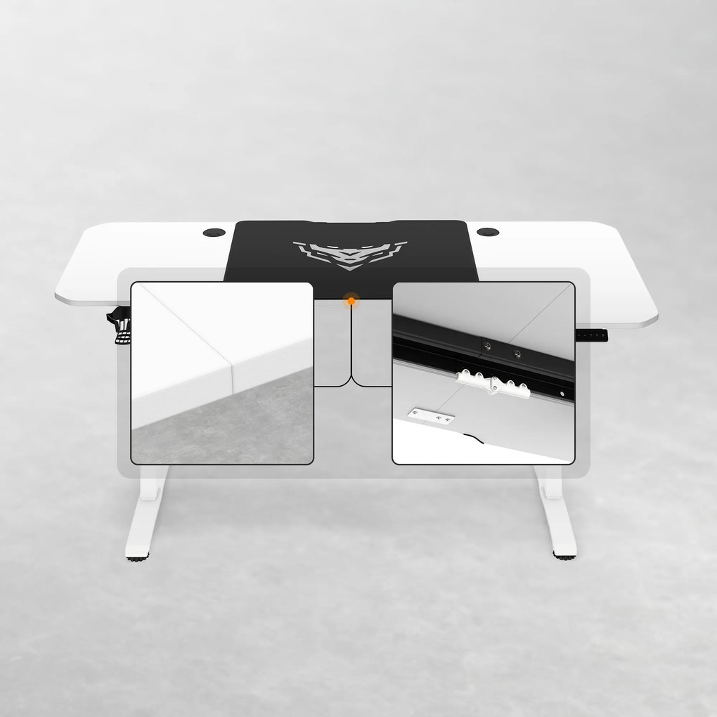 Výškovo Nastaviteľný Stôl Diablo X-Tensio 1600 Biely