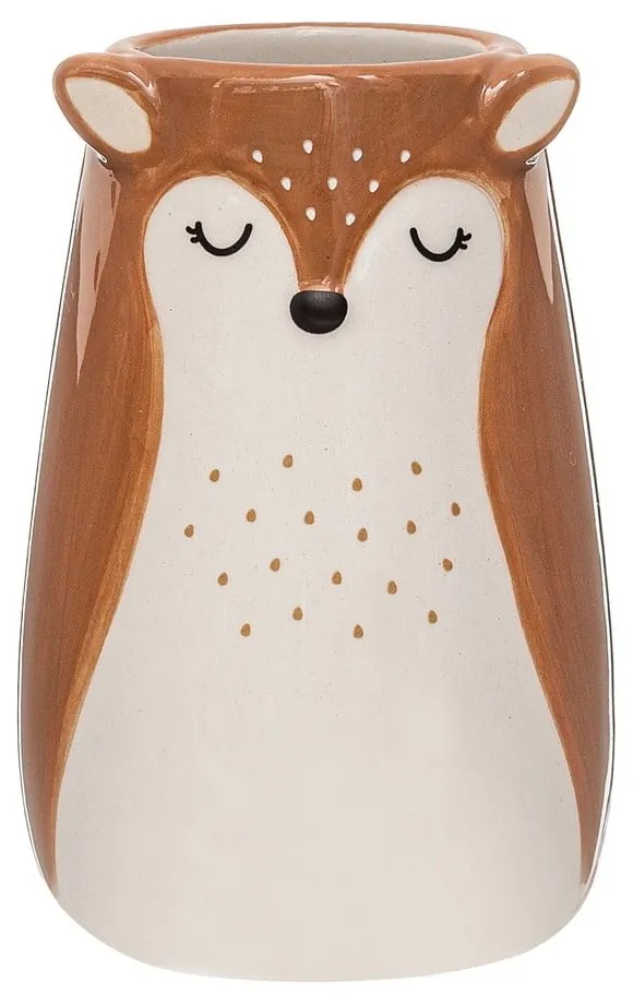 Hnedá váza z dolomitu (výška 10 cm) Deer – Sass & Belle