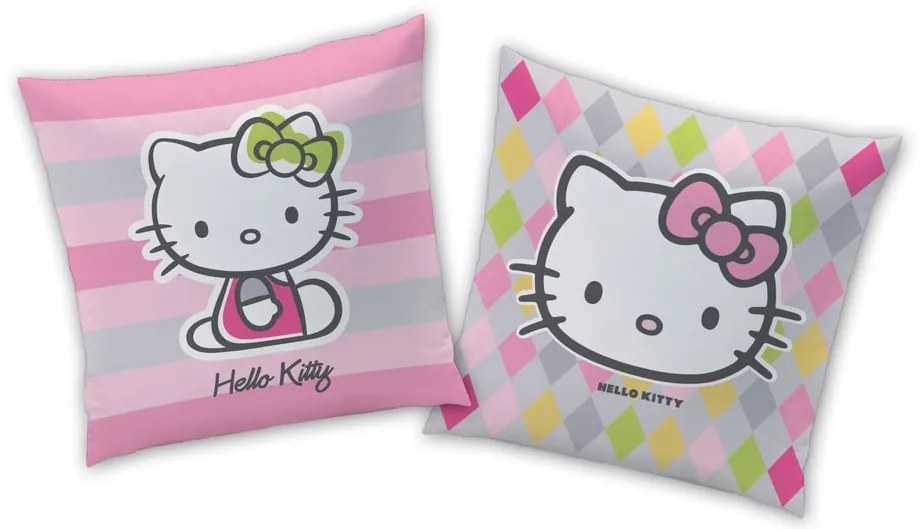 CTI Vankúšik Hello Kitty Mady jarná kolekcia 40x40 cm