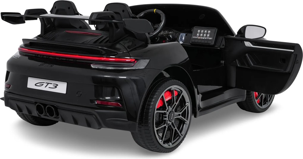 Ramiz Detské pretekárske auto Porsche 911 GT3 čierne