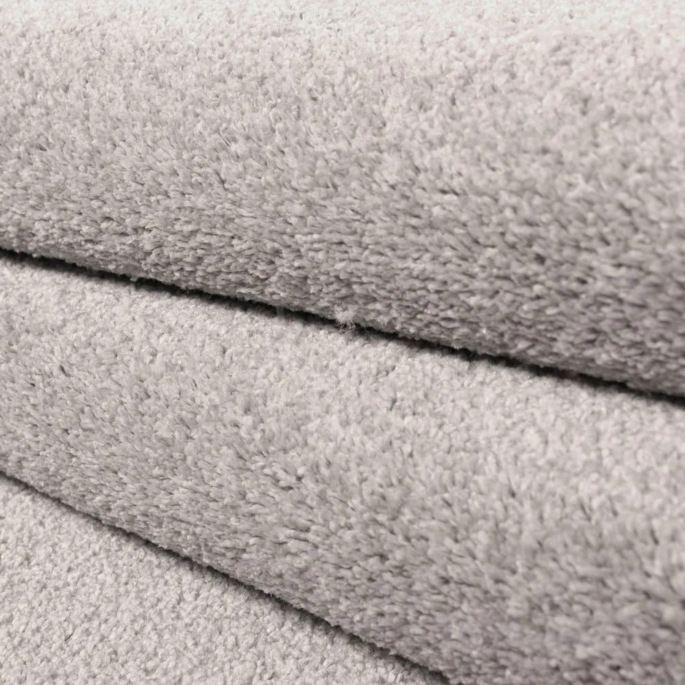 Sivokrémový okrúhly koberec ø 160 cm Ata – Ayyildiz Carpets