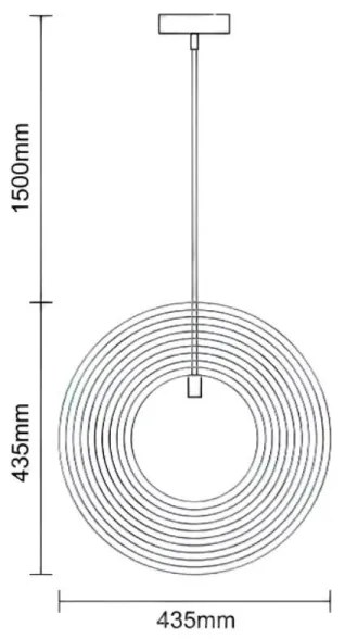 Drevený luster na lanku 1xE27/60W/230V pr. 43,5 cm masív/dyha/kaučukovník