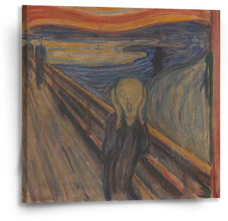 Sablio Obraz Výkrik - Edvard Munch - 50x50 cm