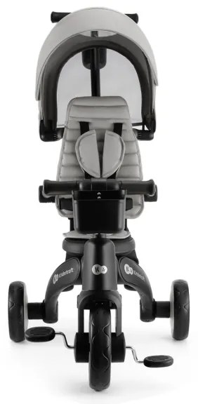 KINDERKRAFT - Detská trojkolka JAZZ 2 sivá