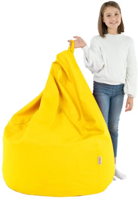 Sedací vak SAKO slnečný ekokoža