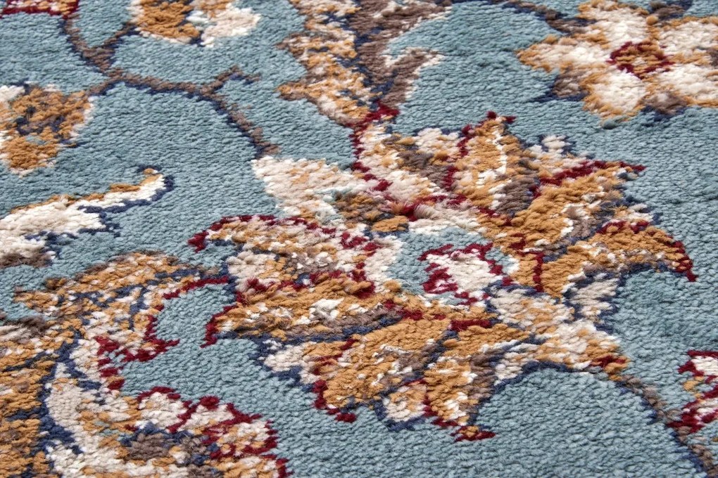 Kusový koberec Luxor 105641 Reni Mint Cream, 57x90, modrá, obývacia izba, Hanse Home