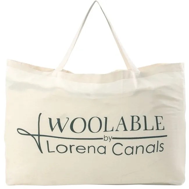 Biely prateľný ručne tkaný vlnený behúň 70x200 cm Enkang Ivory – Lorena Canals
