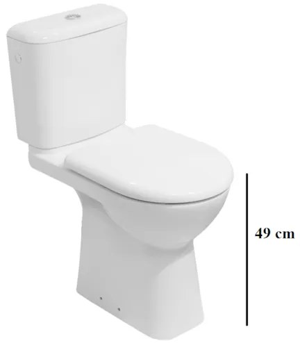 Wc kombi komplet Jika Deep spodný odpad SIKOSJOLSB23617, 1 ks