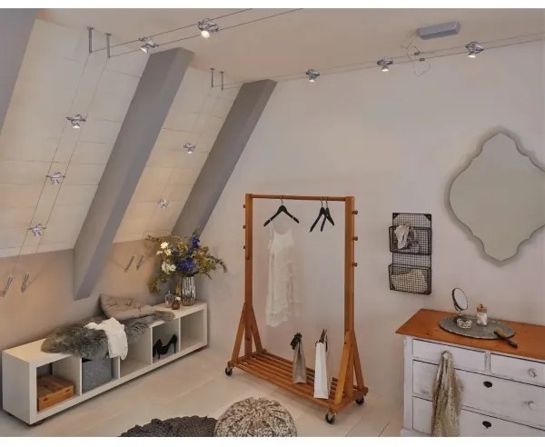 Paulmann 94437 - 1xGU5,3/10W Bodové svietidlo CARDAN 12V matný chróm