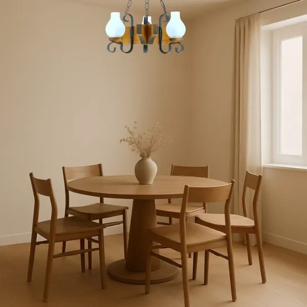 Brilagi - Luster na reťazi QUEEN 3xE14/40W/230V buk