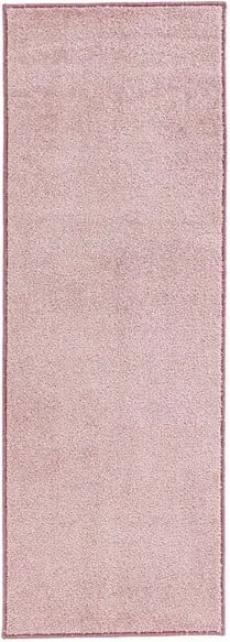Ružový behúň Hanse Home Pure, 80 × 400 cm