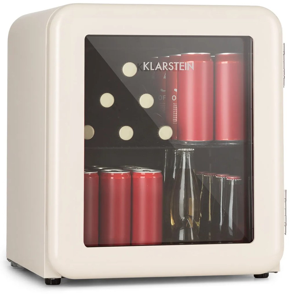 Klarstein PopLife 48, chladnička na nápoje, chladnička, 48 l, 0-10°C, retro dizajn