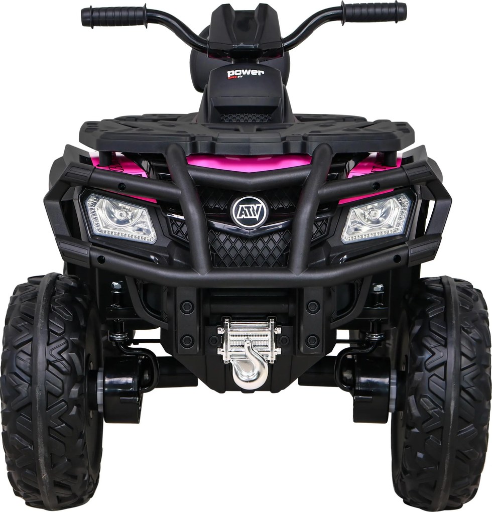 Ramiz Štvorkolka XT-Speed pre deti Ružová + 4x4 + EVA + Pomalý štart + MP3 rádio + LED