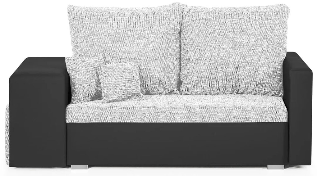 Rozkladacia pohovka MILAN 2 + 2 taburety Sivá/biela