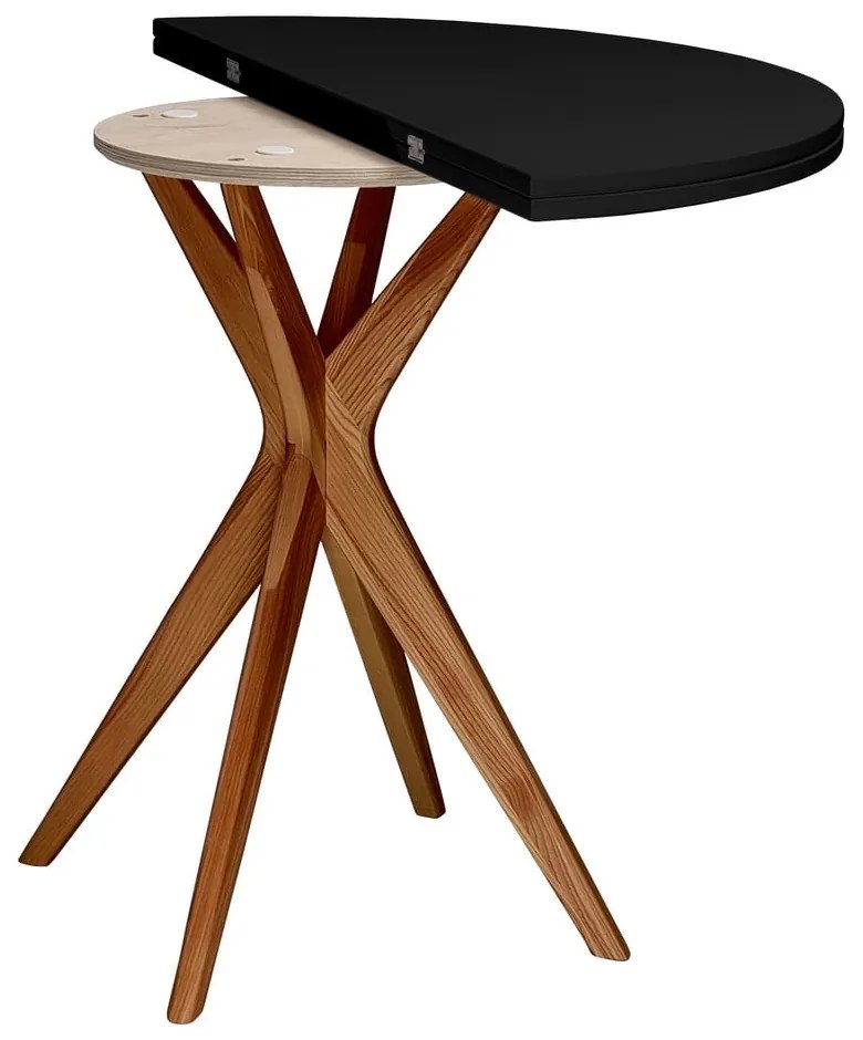 Okrúhly rozkladací jedálenský stôl 45x90 cm Jubi – Ragaba