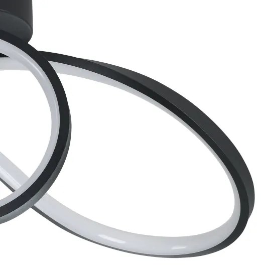 Eglo 901158-LED RGBW Stmievateľné stropné svietidlo CALAROSSA-Z LED/22W/230V čierna