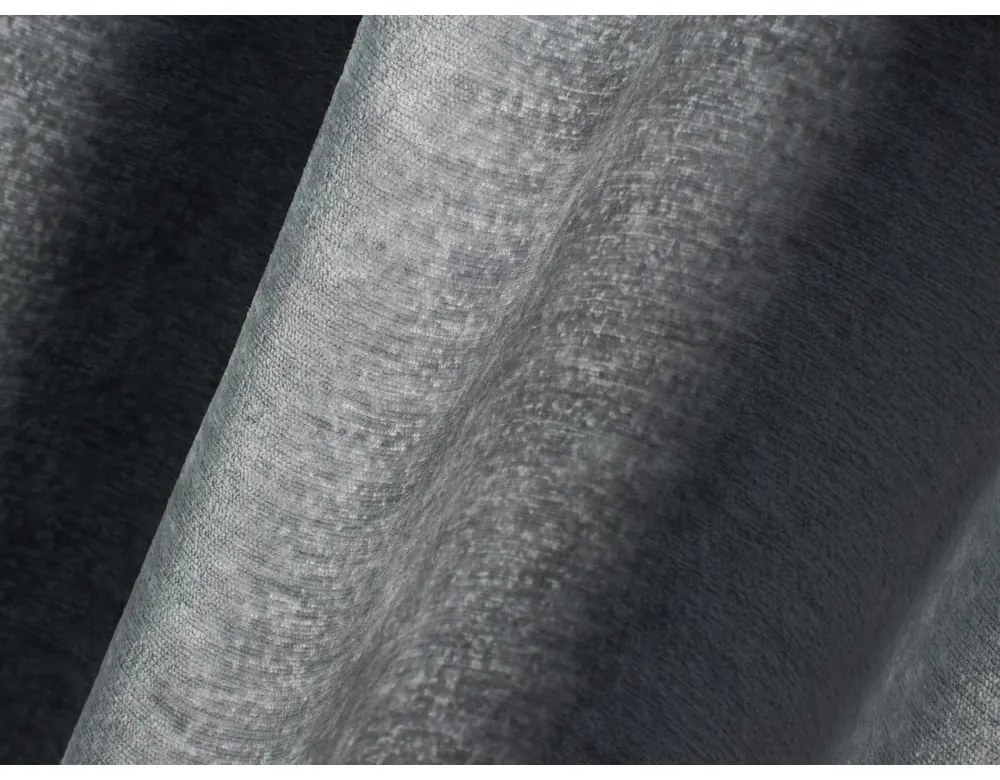 Sivá čalúnená dvojlôžková posteľ s úložným priestorom a roštom 200x200 cm Lupine – Micadoni Home