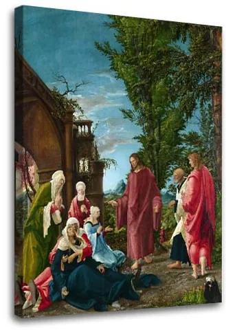 Obraz na plátne Albrecht Altdorfer - Kristus odchádza od svojej Matky