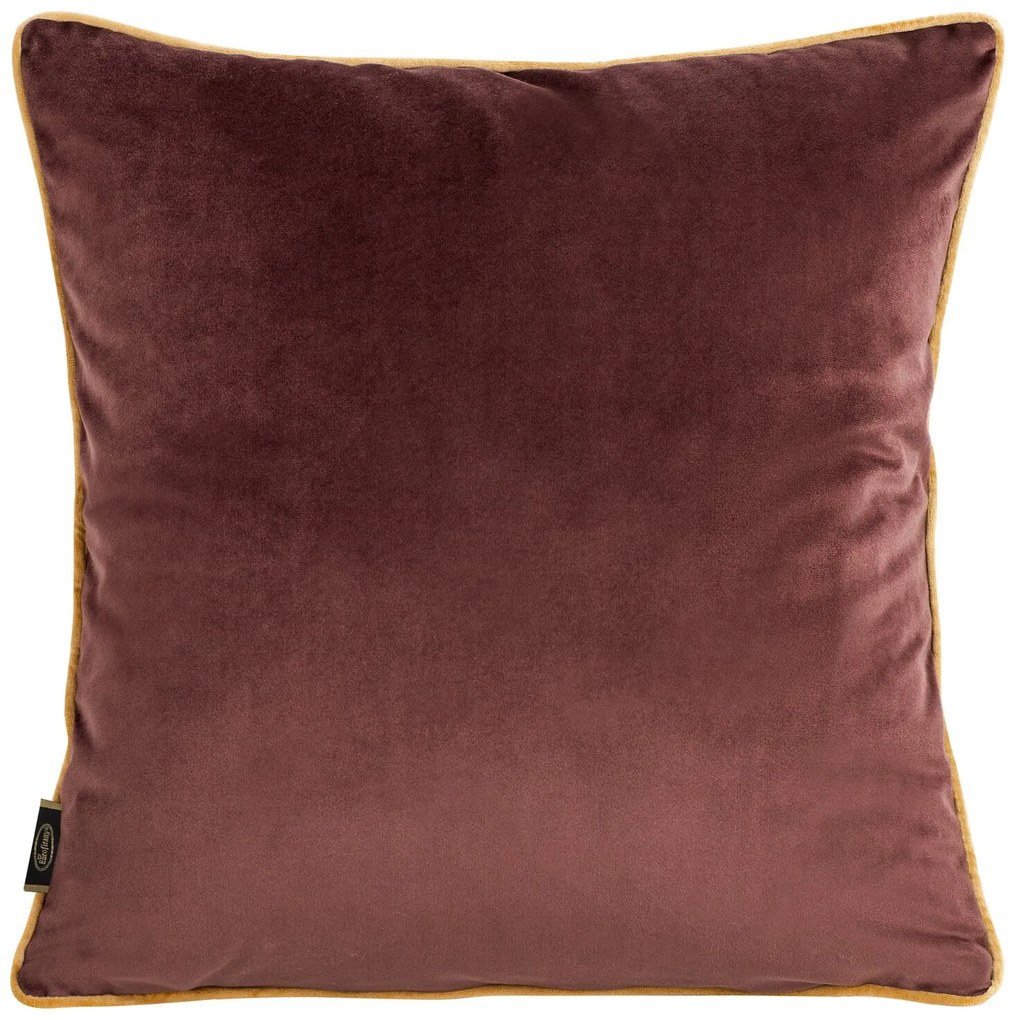 DEKORAČNÁ OBLIEČKA NA VANKÚŠ VELVET 45X45 CM BORDOVÁ