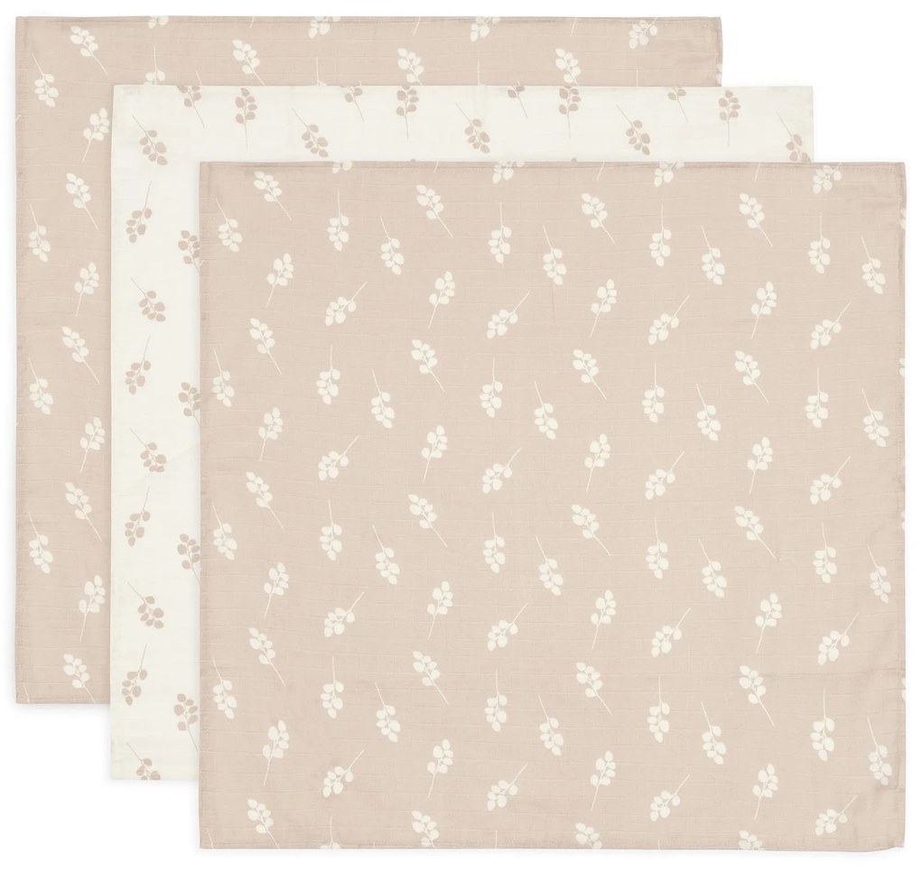 Plienky 3 ks 70x70 cm Twig Wild Rose