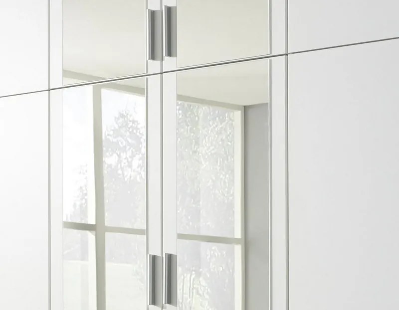 Šatníková skriňa Hildesheim, 271 cm, dub sonoma/biela