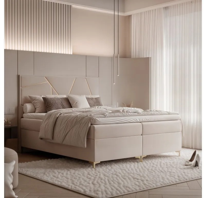 ČALÚNENÁ POSTEĽ S MATRACOM SARA 160X200